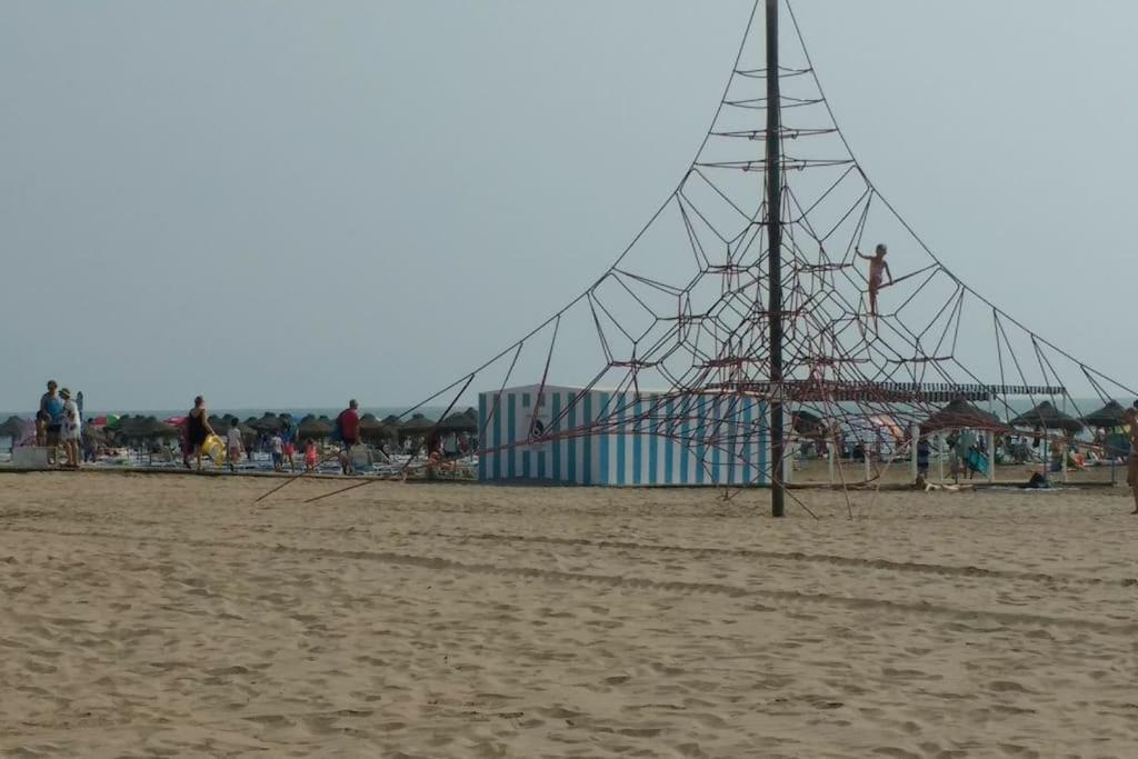 Playa Malvarrosa House Valencia Buitenkant foto